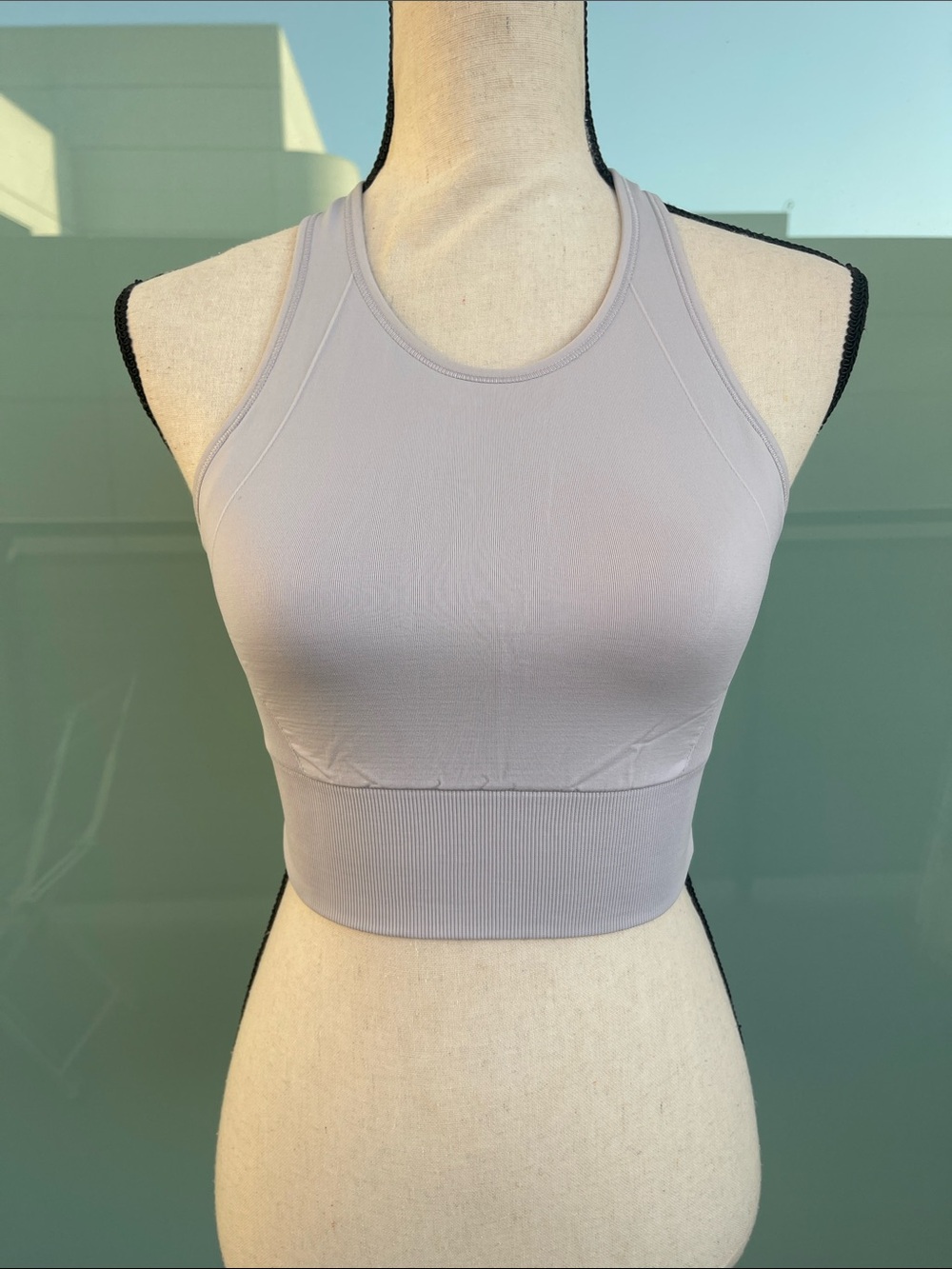 Lululemon Ebb to Train Sports Bra Light Gray 6